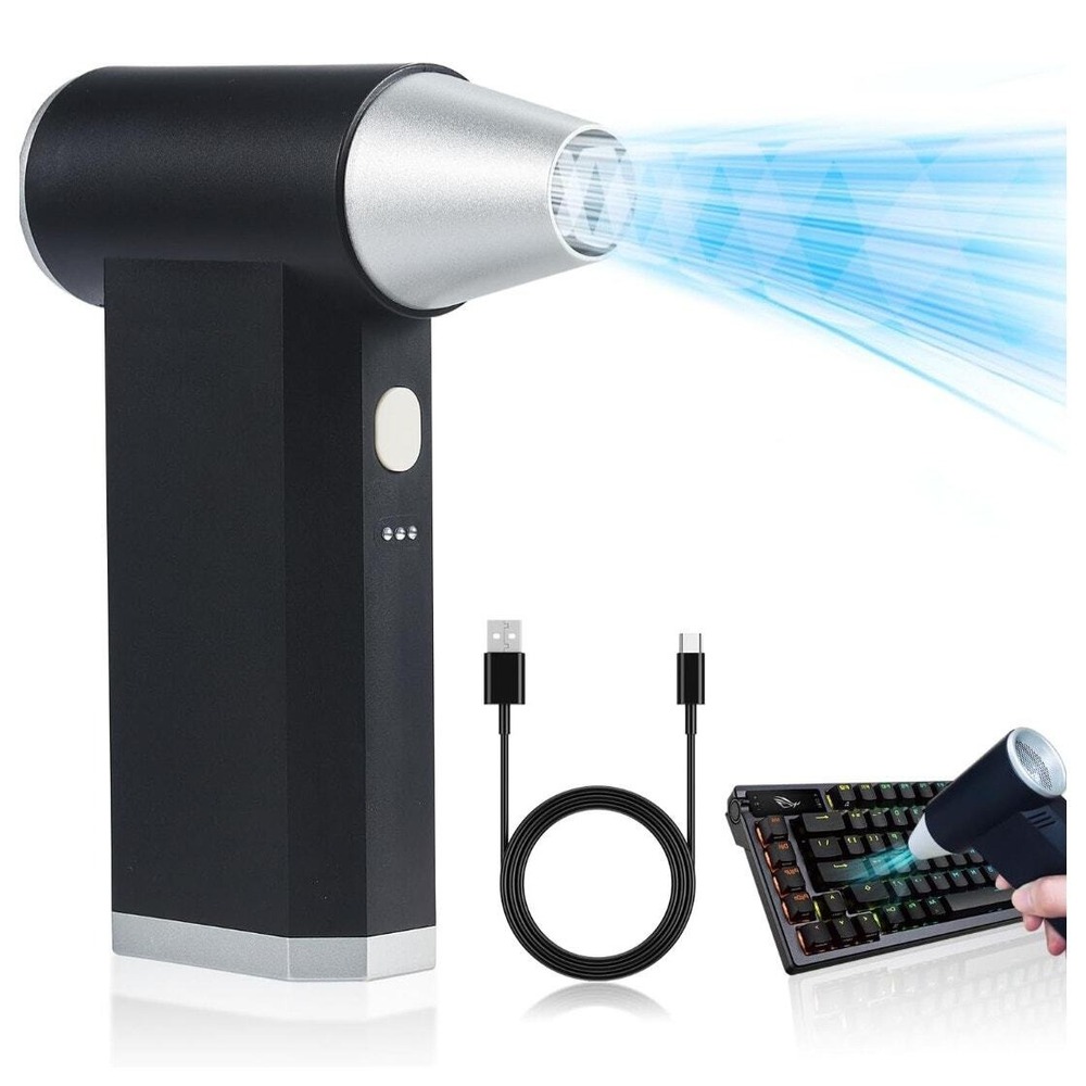 Compressed Air Duster Rechargeable with High-Speed Air Blaster